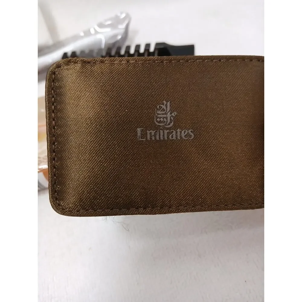 Bvlgari Parfums EMIRATES Travel Amenity Kit Accessories Lotion Brush Tissue Etc